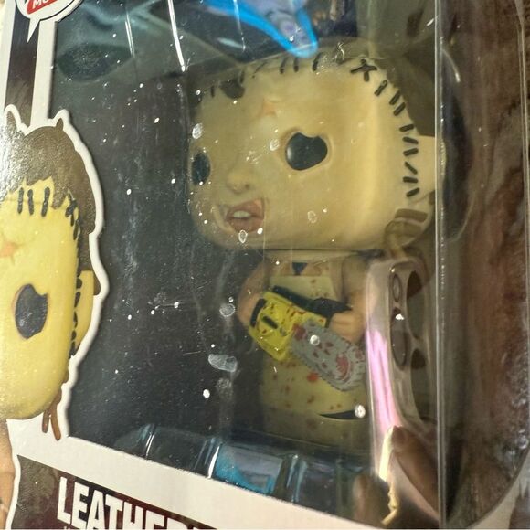 Funko Pop Movies Leatherface Figure with Brown and Yellow Accents - Picture 2 of 7